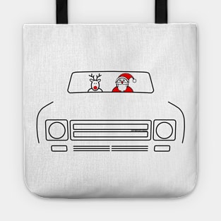 International Harvester (IH) Scout II classic truck Christmas special edition Tote