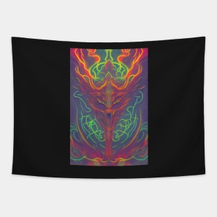 Cyberpunk Pheonix Tapestry