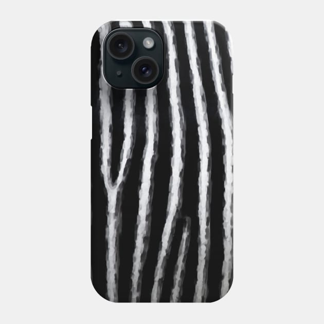 Zebra Stripe Pattern Phone Case by thesnowwhyte