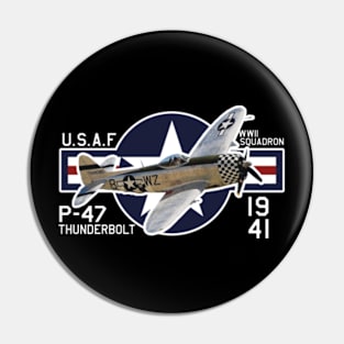 WW2 Aircraft P-47 Thunderbolt Pin