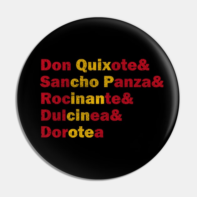 Don Quixote - Characters Pin by PrintablesPassions