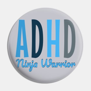 ADHD ninja warrior attention deficit hyperactive disorder - funny adhd t-shirts and more products Pin