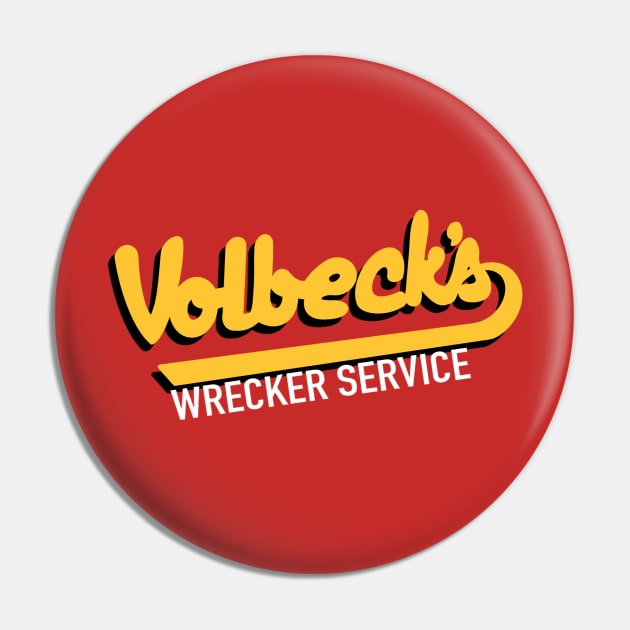 Volbeck's Wrecker Service Pin by Third Quarter Run