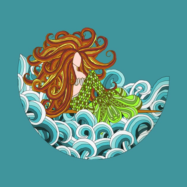 Mermaid Waves by ArtLovePassion