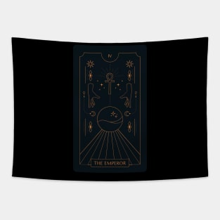 The Emperor Tarot Card Tapestry