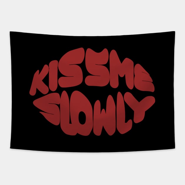 Kiss me slowly Tapestry by Sinmara