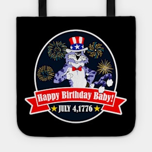 F-14 Tomcat - Happy Birthday Baby - July 4, 1776 - Dark Clean Style Tote