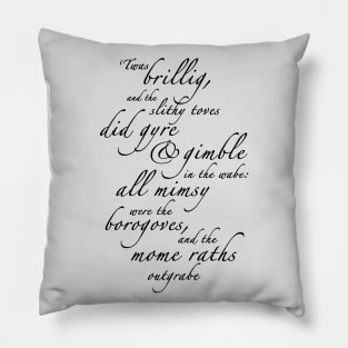 Jabberwocky Pillow