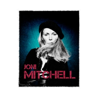 Joni Mitchell // 1970s Fan Art Design T-Shirt