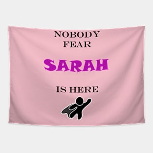 NOBODY FEAR - SARAH IS HERE Tapestry