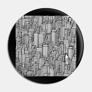 Minimalist New York City drawing Pin