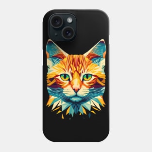 Low Poly Cat Phone Case