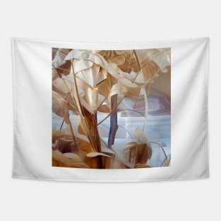 Ethereal Foliage Abstract Tapestry