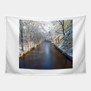 Snow Canal Tapestry