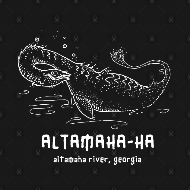 Altamahaha Monster Cryptozoology TShirt TeePublic