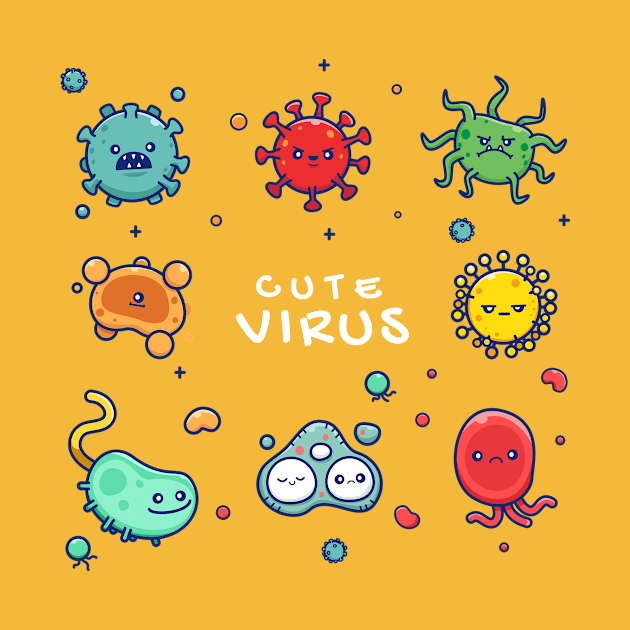 Cute Virus Cartoon (3) by Catalyst Labs