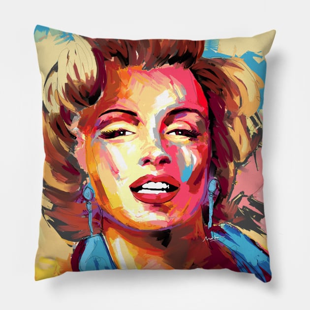 Marilyn Monroe Pillow by mailsoncello