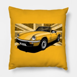 The amazing british dreaming roadster! Pillow