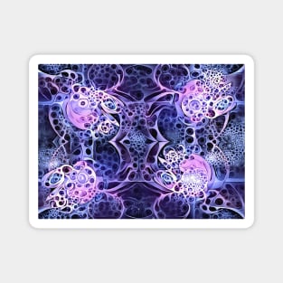 Biological Clockwork. Abstract Pattern Magnet