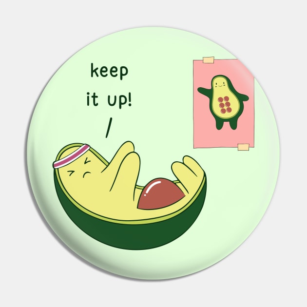 Avocado Fitness Pin by Bruno Pires