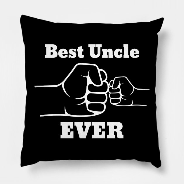 Uncle Fist Bump Pillow by lightbulbmcoc