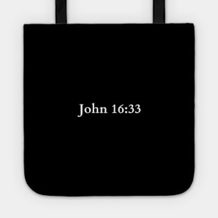 John 16:33 Bible Verse Tote