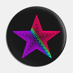 Funky Star Pin