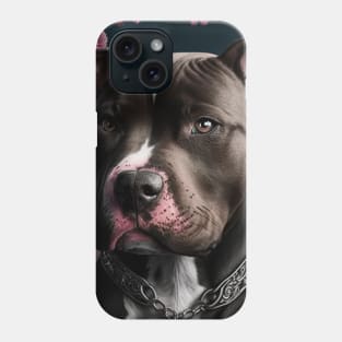 Pit Bull And Cherry Tree Phone Case