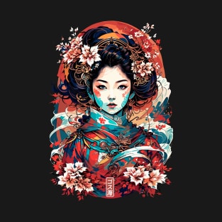 Japan Geisha Gothic T-Shirt