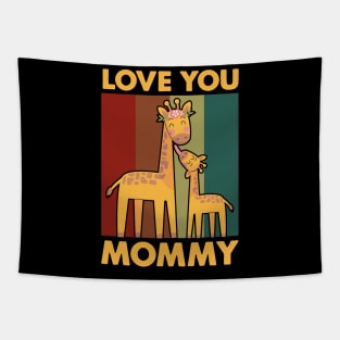 Love You Moomy Tapestry