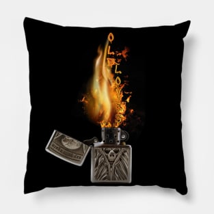 BURN OLD LOVES Pillow