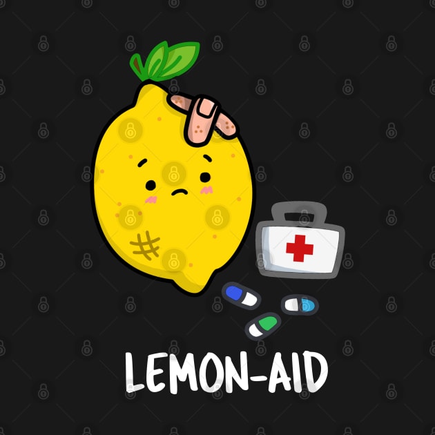 Lemon Aid Cute Lemon Pun by punnybone