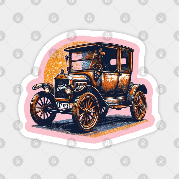 Ford Model T Magnet by Vehicles-Art