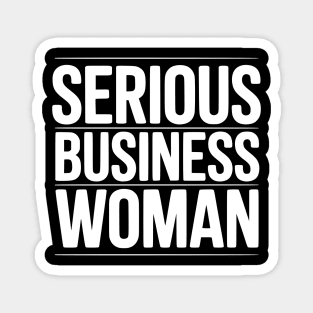 Serious Business Woman Magnet