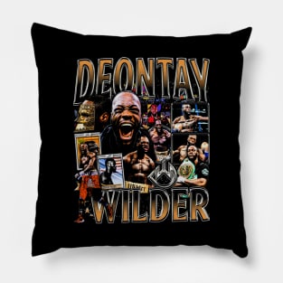 Deontay Wilder Vintage Bootleg Pillow