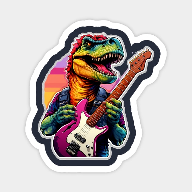 Dinosaur T-Rex Music Magnet by Macotico