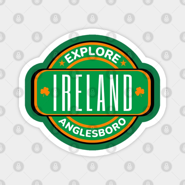 Anglesboro, Ireland - Irish Town Magnet by Eire