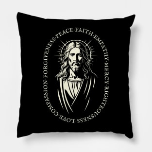 Jesus Christ Love Faith Christian Gift Idea Pillow