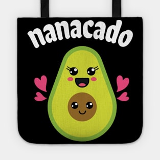 Avocados Huggin Together Happy Nanacado Grandma Son Daughter Tote