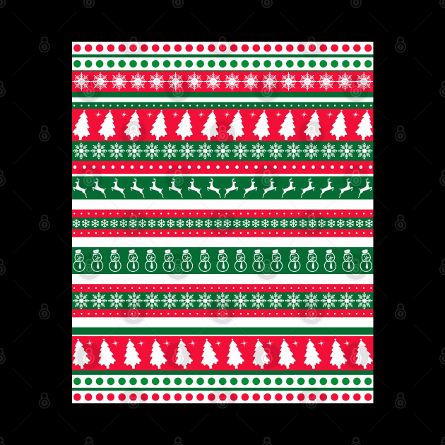 Christmas Themed Wrapping Paper Pattern by eighttwentythreetees