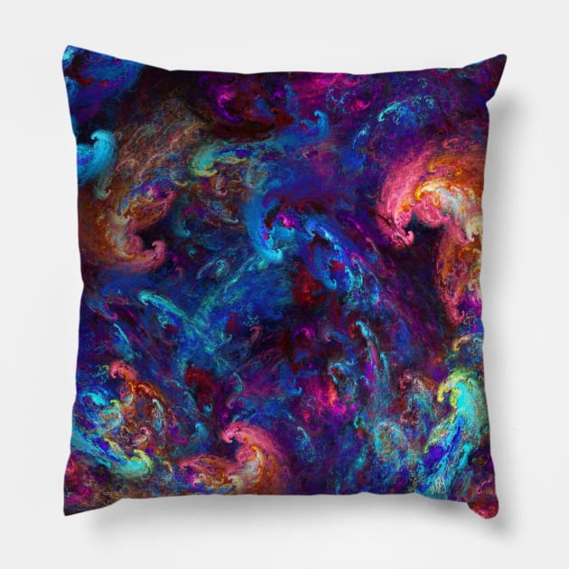 Abstraction. Phoenix Pillow by Usty