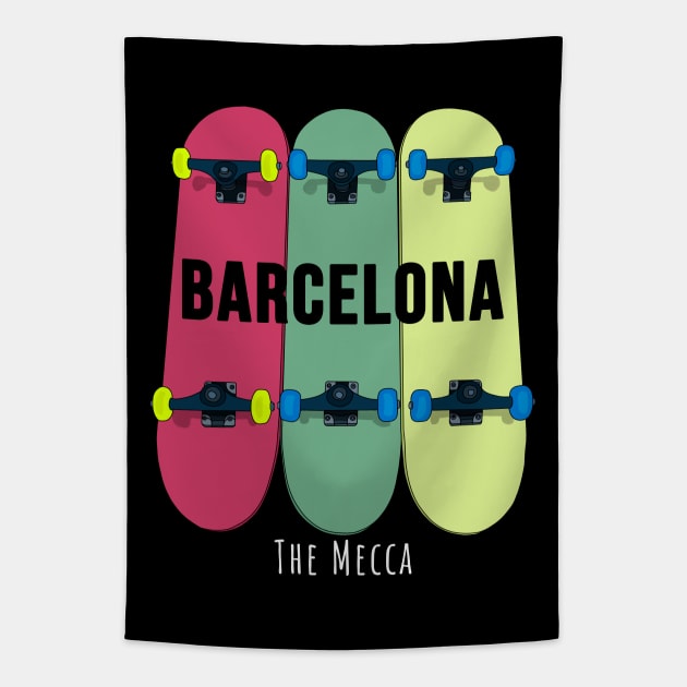 Barcelona The Mecca Tapestry by DiegoCarvalho