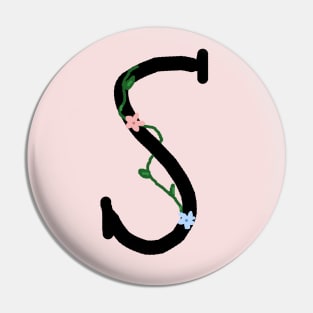 "S" Initial Pin