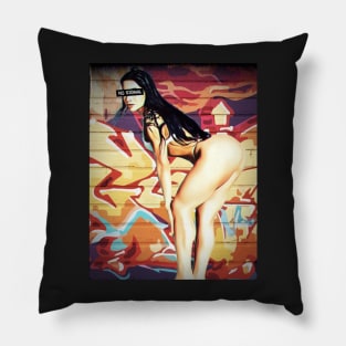 Hot Babe No Signal Pillow