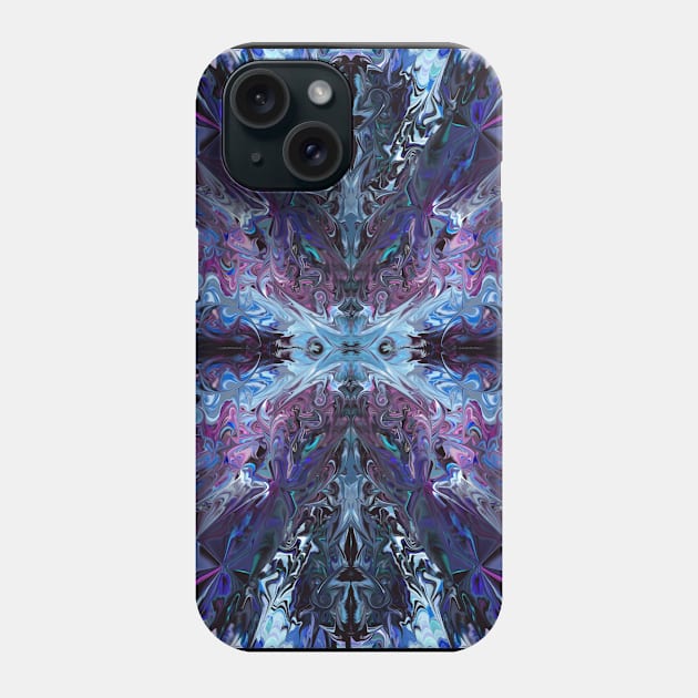 Carl Clarx Design - Ice in Blue - Phone Case by Carl Clarx