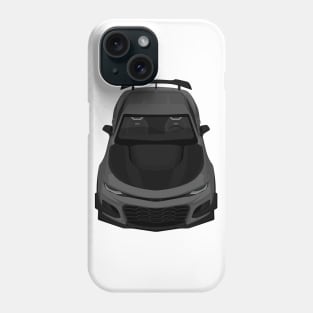 camaro zl1 1le dark-grey Phone Case