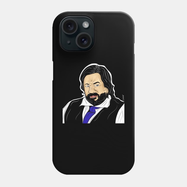 matt berry the jackie daytona your regular human bartender Phone Case by jorge_lebeau