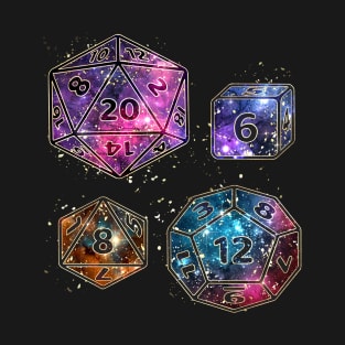 Galaxy Dice Set T-Shirt