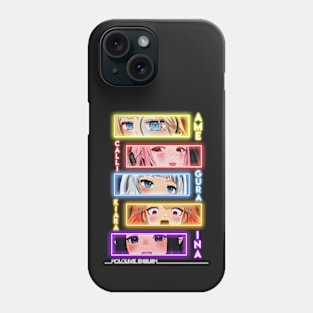 Hololive English Neon Amelia, Calliope, Gura, Kiara, Ina'nis Phone Case