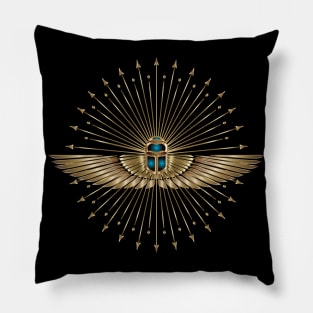 Royal pharaohs Golden Parade Slogan Pillow